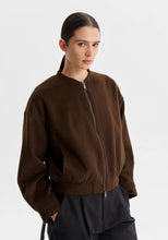 Load image into Gallery viewer, Elio Bomber Jacket in Hunter by Morrison
