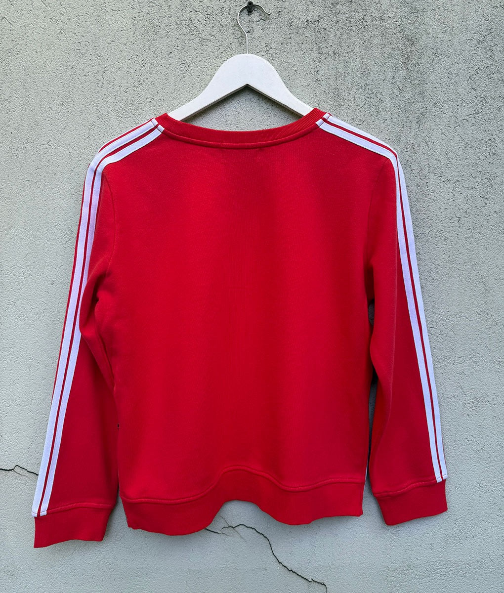 Arm Stripe Sweatshirt in Red White by Sophie Moran