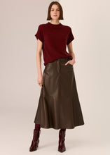 Load image into Gallery viewer, Astor Knit Top in Wine by POL
