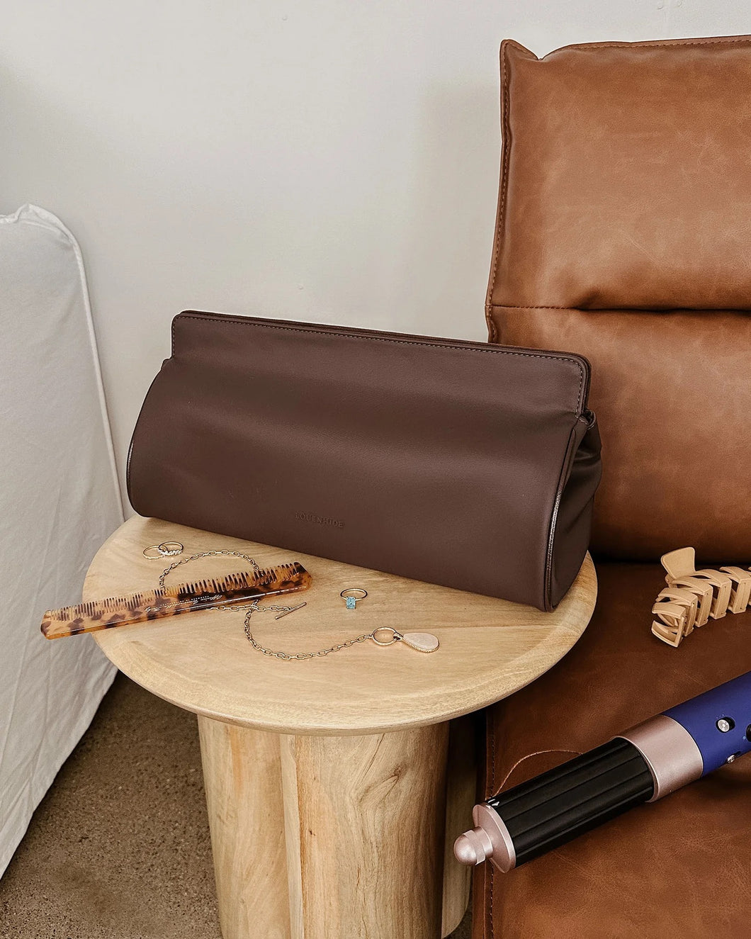 Margot Chocolate Hair Tool Travel Case by Louenhide