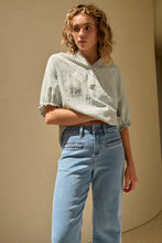 Load image into Gallery viewer, Freya Jean with Plait Pocket in 70&#39;s Blue by Kireina
