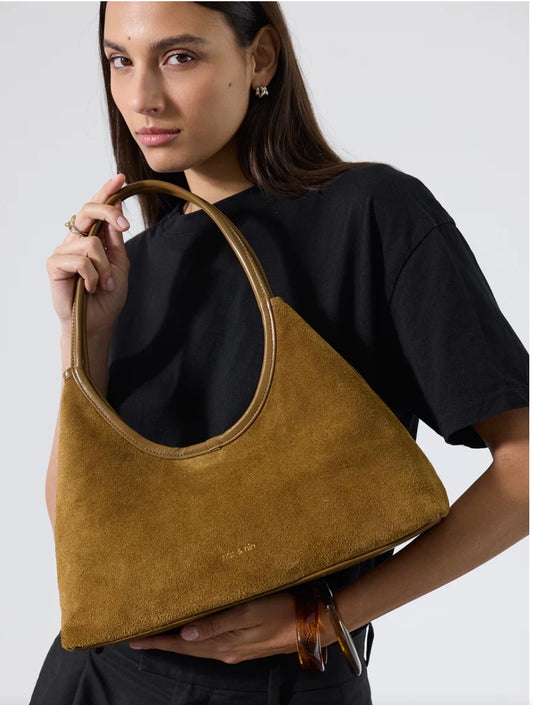 Milo Hobo Bag in Tobacco by Nat & Nin