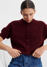 Load image into Gallery viewer, Solenne Knit Cardigan in Eggplant by Morrison
