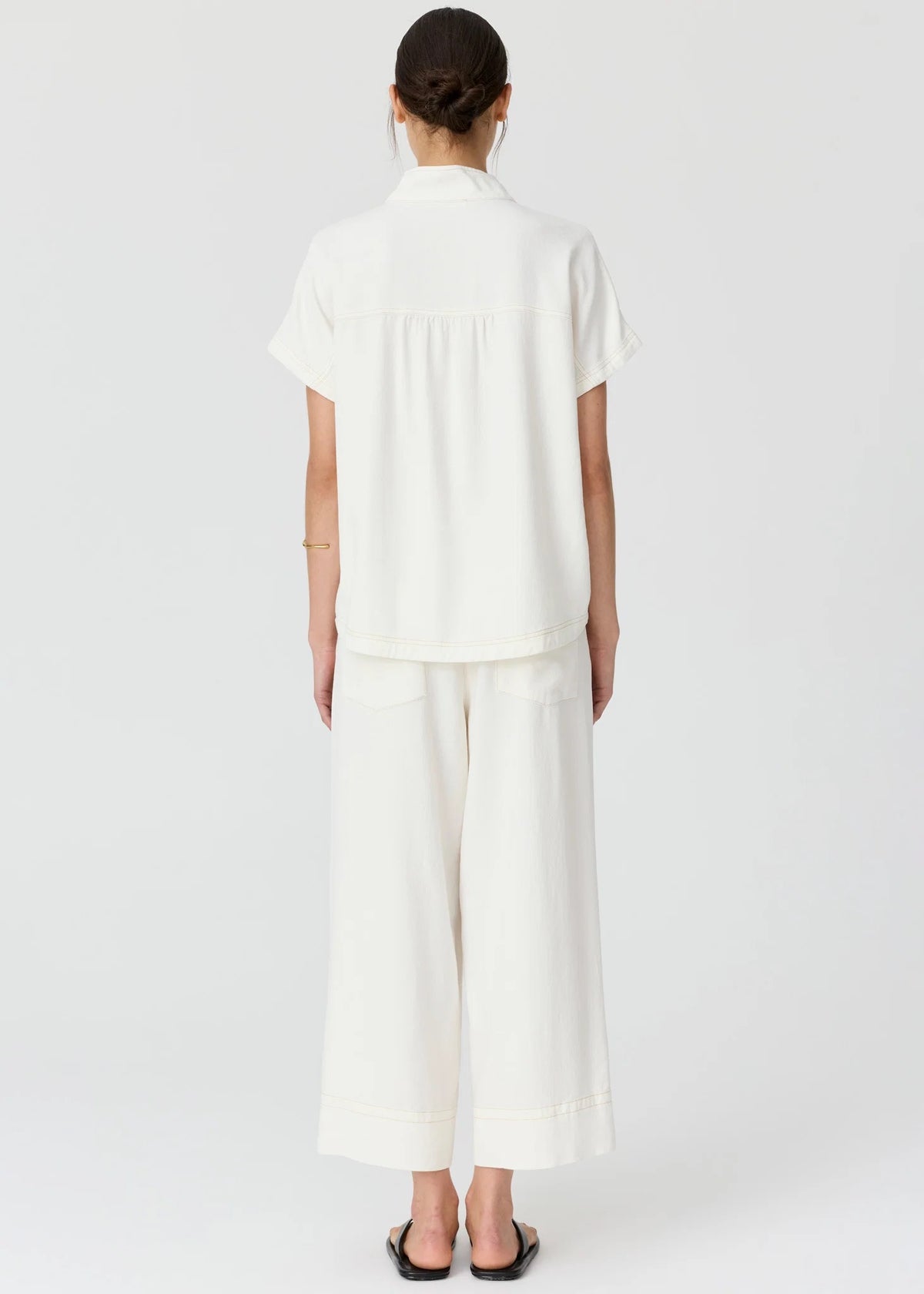 Anise Denim Shirt in Chalk by POL