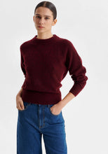 Load image into Gallery viewer, Solenne Knit Pullover in Eggplant by Morrison
