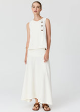 Load image into Gallery viewer, Anise Denim Skirt in Chalk by POL
