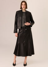 Load image into Gallery viewer, Hugo Zip Crop in Jacket in Black by POL

