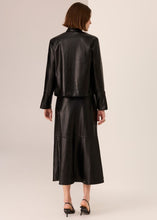 Load image into Gallery viewer, Hugo Zip Crop in Jacket in Black by POL
