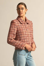 Load image into Gallery viewer, Plume Jacket in Berry Boucle by Zoe Kratzmann
