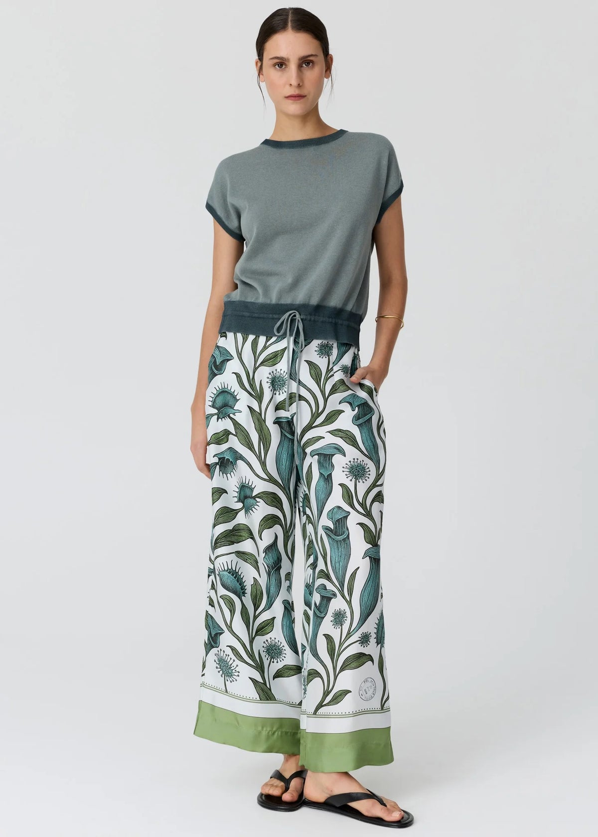 Reed Painted Knit in Ocean/Teal by POL