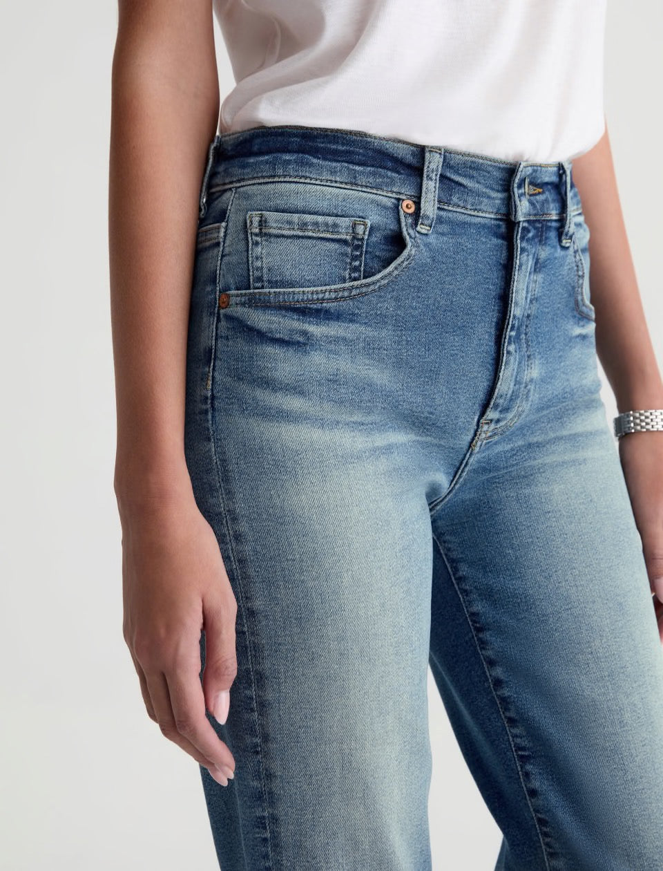 Brinley Crop Jean by AG in 15 Years Bouquet