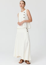 Load image into Gallery viewer, Anise Denim Skirt in Chalk by POL
