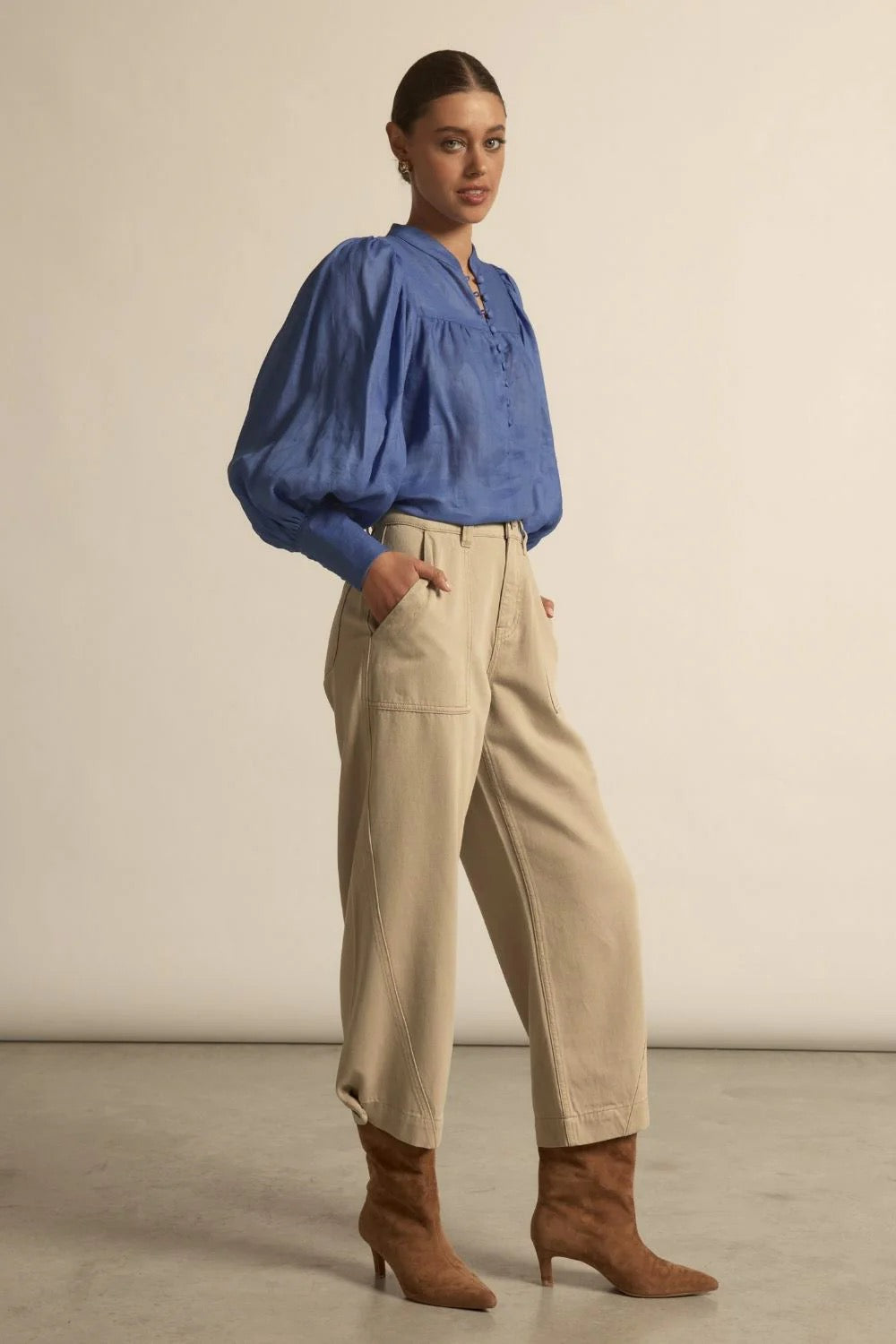 Vista Top in Sapphire by Zoe Kratzmann