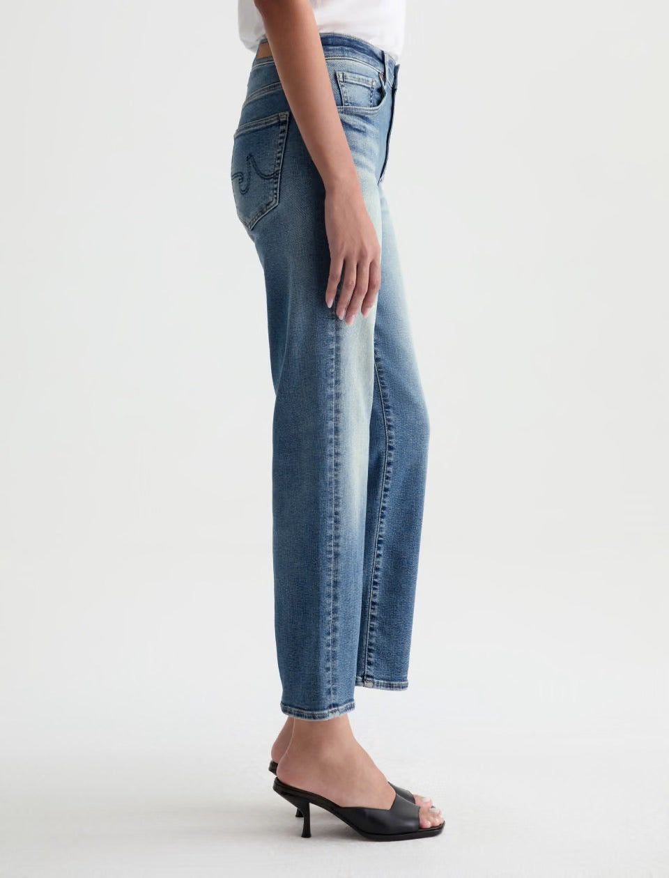 Brinley Crop Jean by AG in 15 Years Bouquet