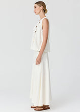 Load image into Gallery viewer, Anise Denim Skirt in Chalk by POL
