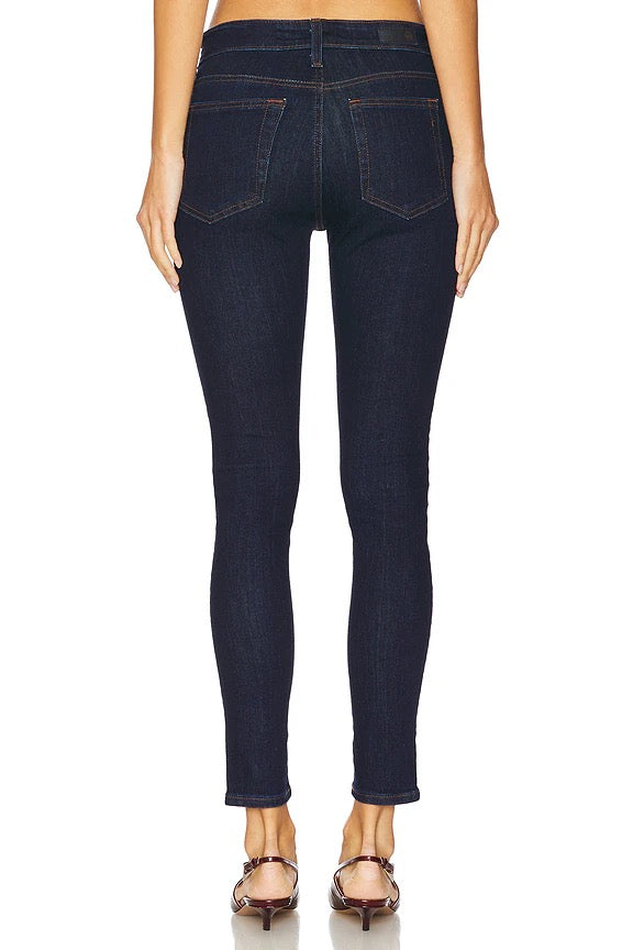 Farrah Skinny Ankle Jeans in Modern Indigo by AG Jeans