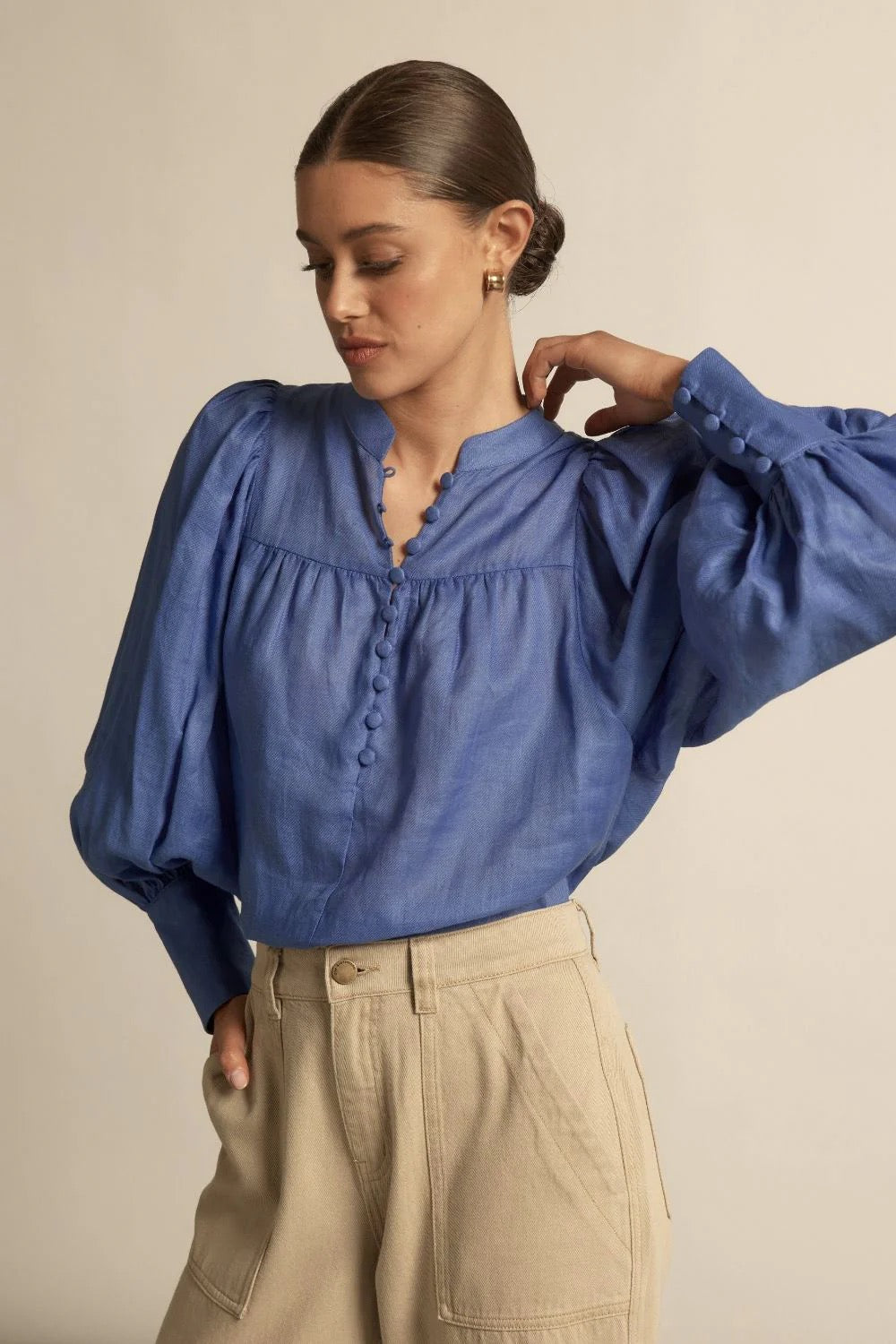 Vista Top in Sapphire by Zoe Kratzmann