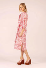 Load image into Gallery viewer, Cirque Midi Dress in Red Lace by Lola
