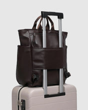 Load image into Gallery viewer, Bronx Backpack in Chocolate by Louenhide
