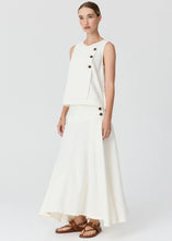 Load image into Gallery viewer, Anise Denim Skirt in Chalk by POL
