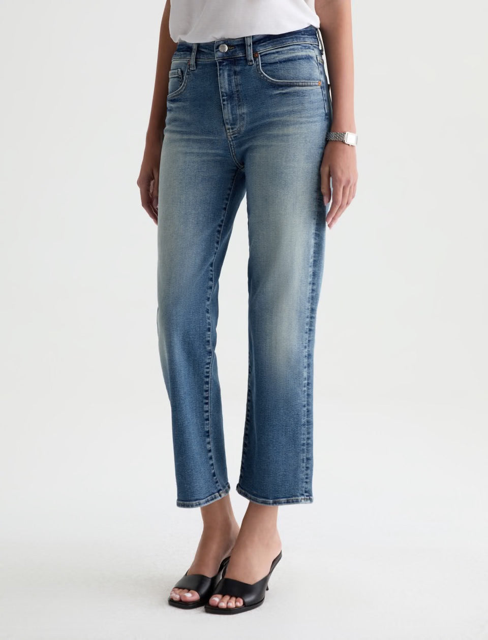 Brinley Crop Jean by AG in 15 Years Bouquet