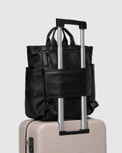 Load image into Gallery viewer, Bronx Backpack in Black by Louenhide
