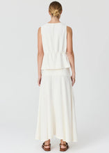 Load image into Gallery viewer, Anise Denim Skirt in Chalk by POL
