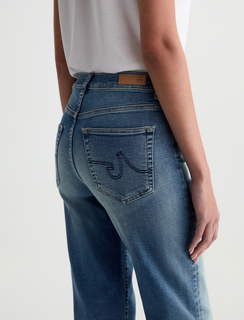 Brinley Crop Jean by AG in 15 Years Bouquet