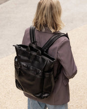 Load image into Gallery viewer, Bronx Backpack in Black by Louenhide

