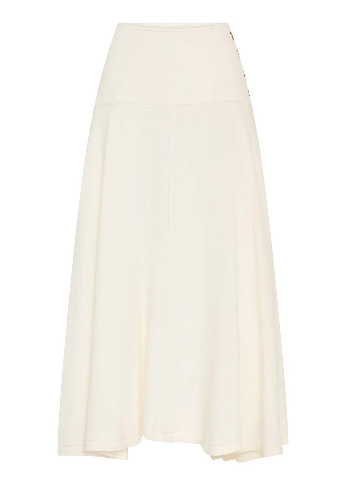 Anise Denim Skirt in Chalk by POL