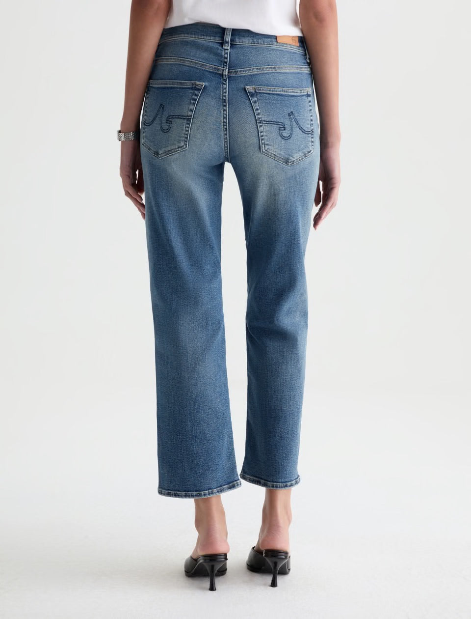 Brinley Crop Jean by AG in 15 Years Bouquet