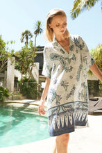 Load image into Gallery viewer, Lucia Woodstock Dress in Ocean by The Dreamer Label
