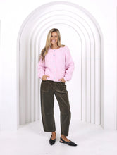 Load image into Gallery viewer, Leo Barrel Jean in  Moss Cord by Monaco Jeans
