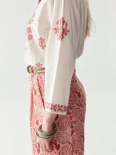 Load image into Gallery viewer, Shyla Blouse in Chickan Blossom by Maison Hotel
