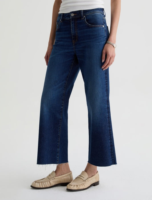 Saige Wide Leg Crop Jean in Outspoken by AG Jeans