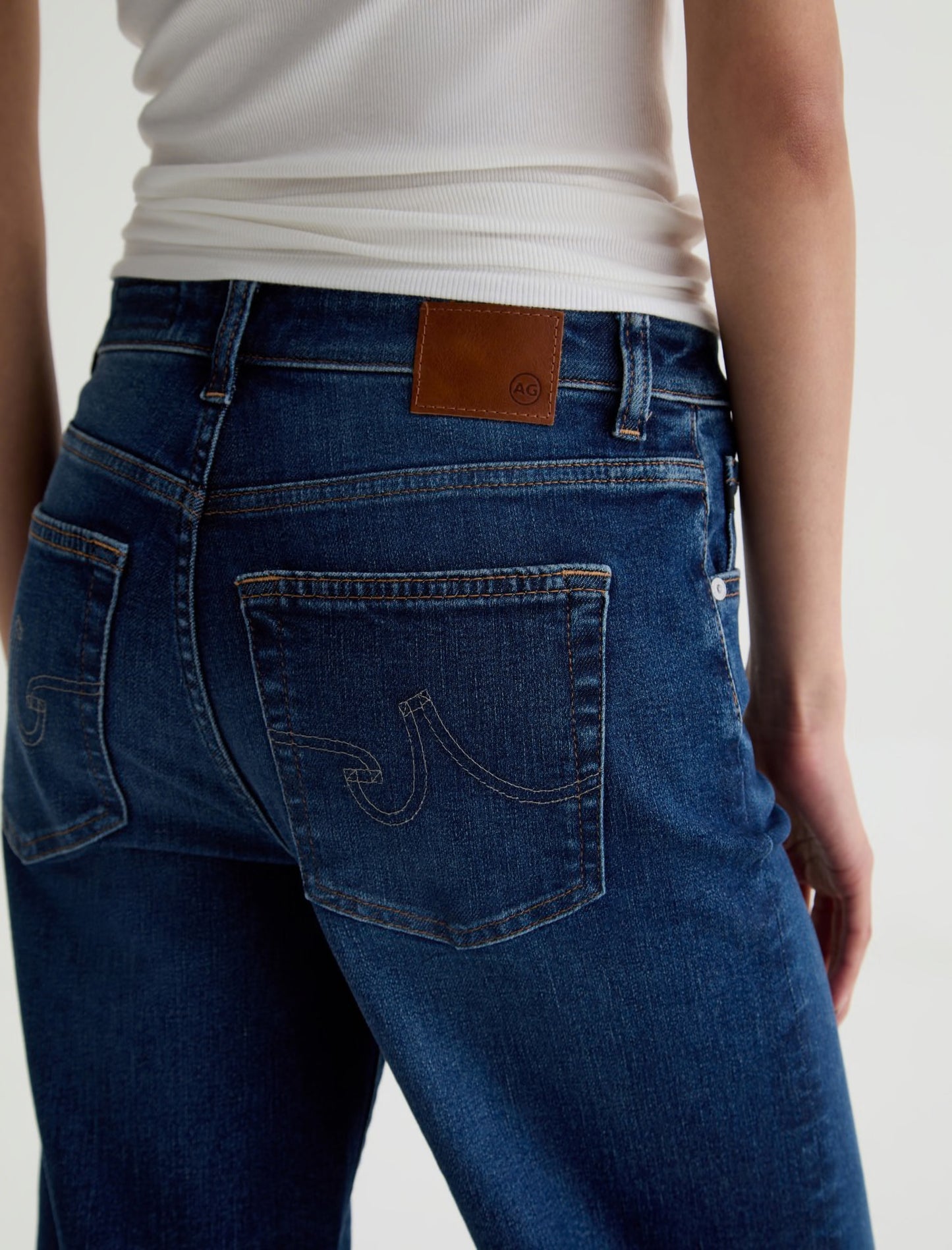 Saige Wide Leg Crop Jean in Outspoken by AG Jeans