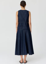 Load image into Gallery viewer, Anise Denim Skirt in Ink by POL
