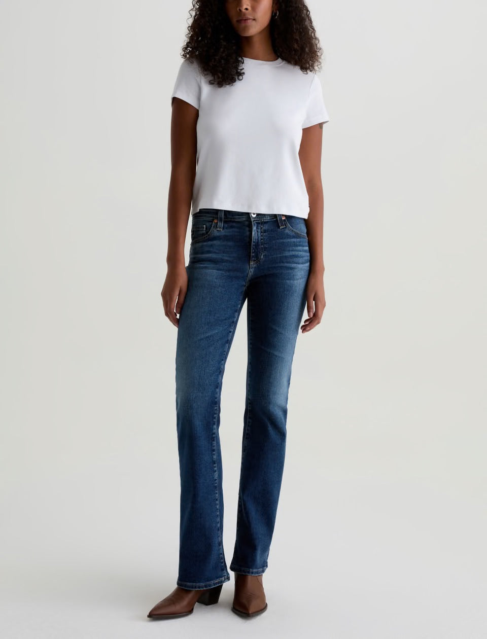 Angel Bootcut Jean in Havana by AG Jeans