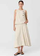 Load image into Gallery viewer, Anise Denim Skirt in Pebble by POL
