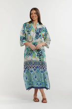 Load image into Gallery viewer, Linen Capri Dress in Turquoise by Urban Luxury
