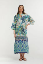 Load image into Gallery viewer, Linen Capri Dress in Turquoise by Urban Luxury
