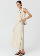 Load image into Gallery viewer, Anise Denim Skirt in Pebble by POL
