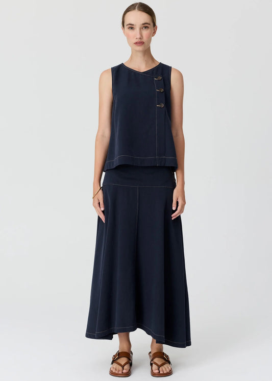 Anise Denim Skirt in Ink by POL