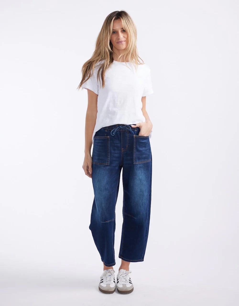 Leo Barrel Jean in Ink by Monaco Jeans