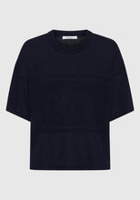 Load image into Gallery viewer, Marli Knit Tee in Navy by Morrison

