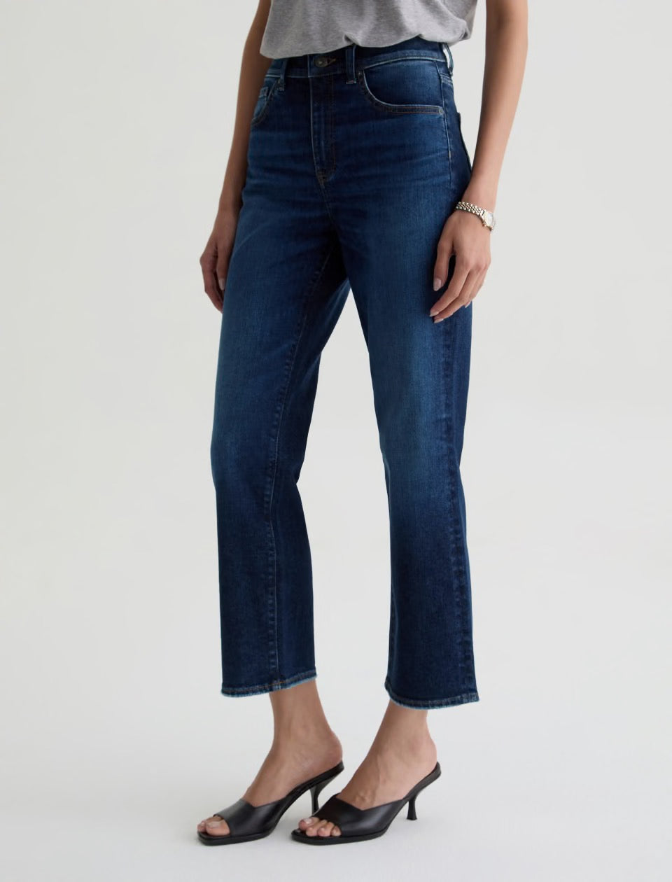 Brinley Crop Jean by AG in Outspoken