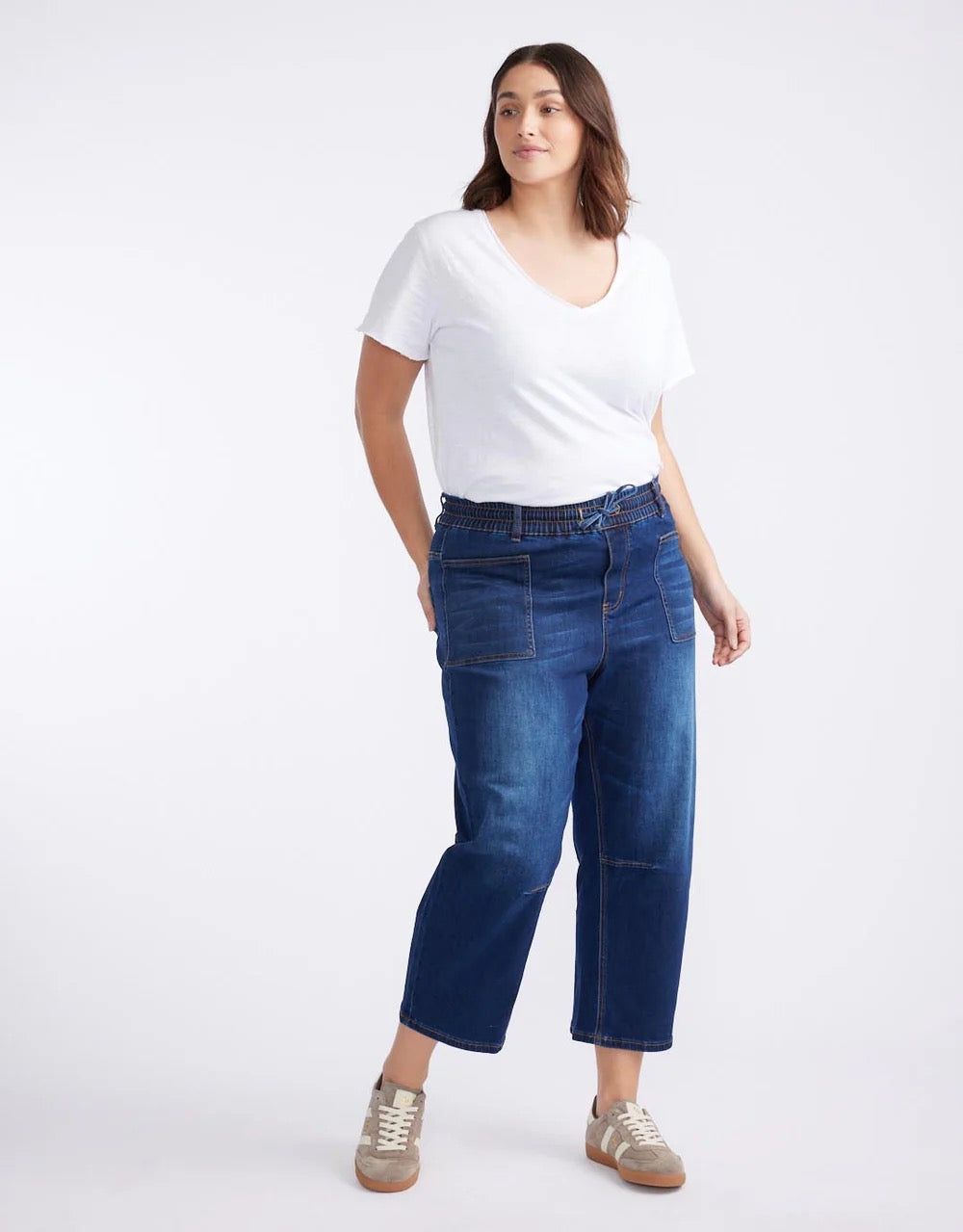 Leo Barrel Jean in Ink by Monaco Jeans