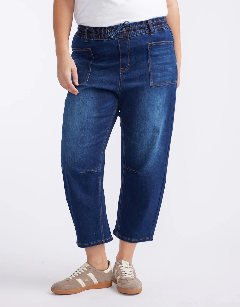 Leo Barrel Jean in Ink by Monaco Jeans