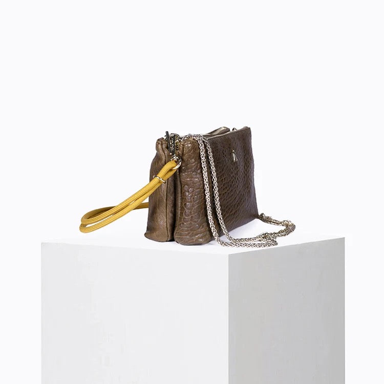 Duo Bubble Umber Bag by Craie Studio