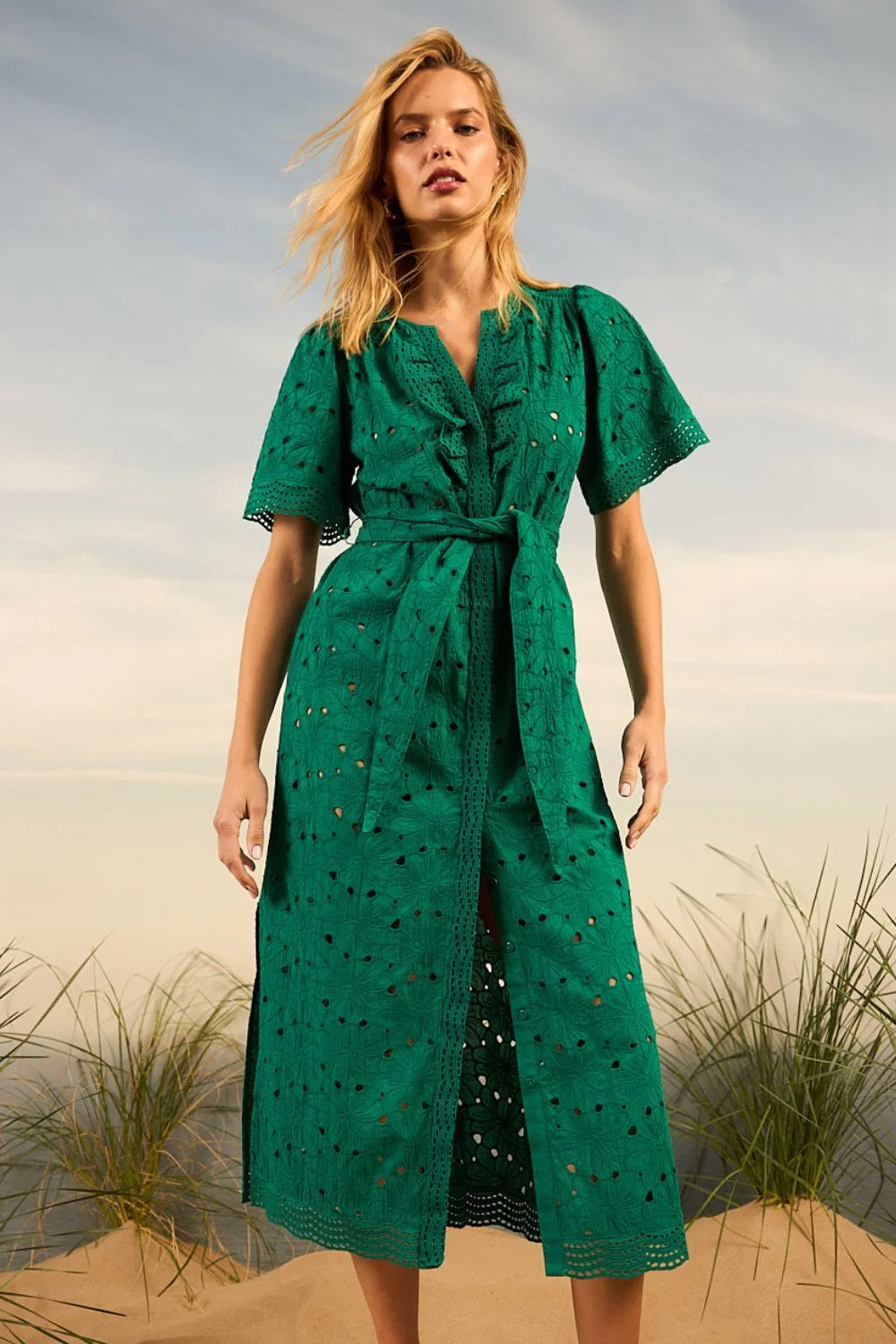 Voyage Dress in Emerald by Zoe Kratzmann